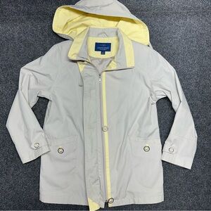 Butter Yellow rain jacket Mackintosh windbreaker utility gorpcore spring